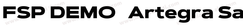 FSP DEMO   Artegra Sans Ex Thin字体转换